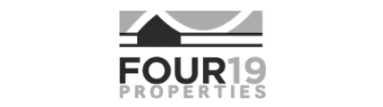 Four 19 Properties — Reibar Marketing Client Logo Four 19 Properties logo — Reibar Marketing client in Dallas–Fort Worth, TX